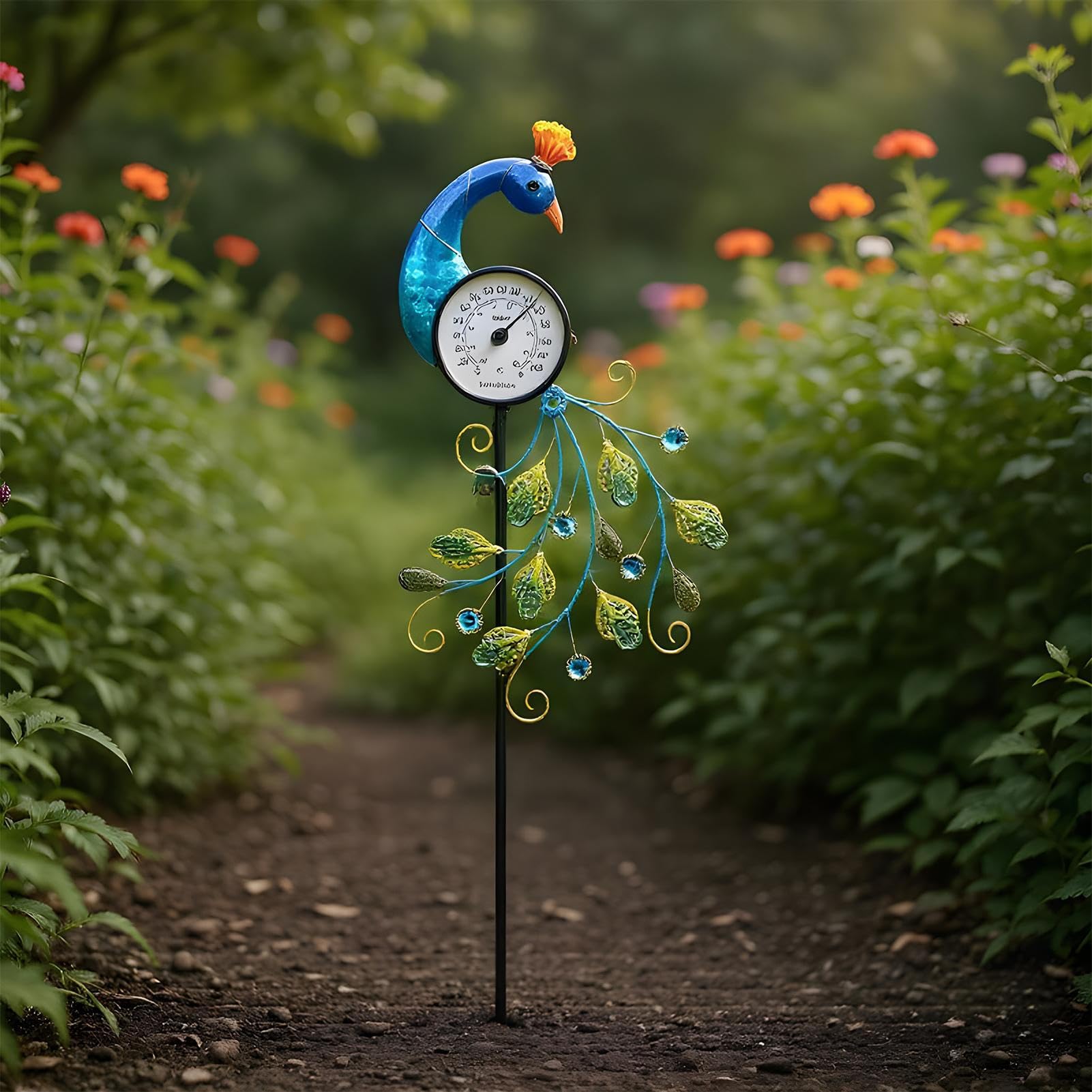 Lampa Solarna Do Użytku Zewnętrznego Zasilane Słońcem, Wodoodporne | Lampki LED na Palikach Wbijane w Ziemię Do zastosowania na balkonie, trawniku, ścieżkach, chodnikach, dziedzińcu, ganku i