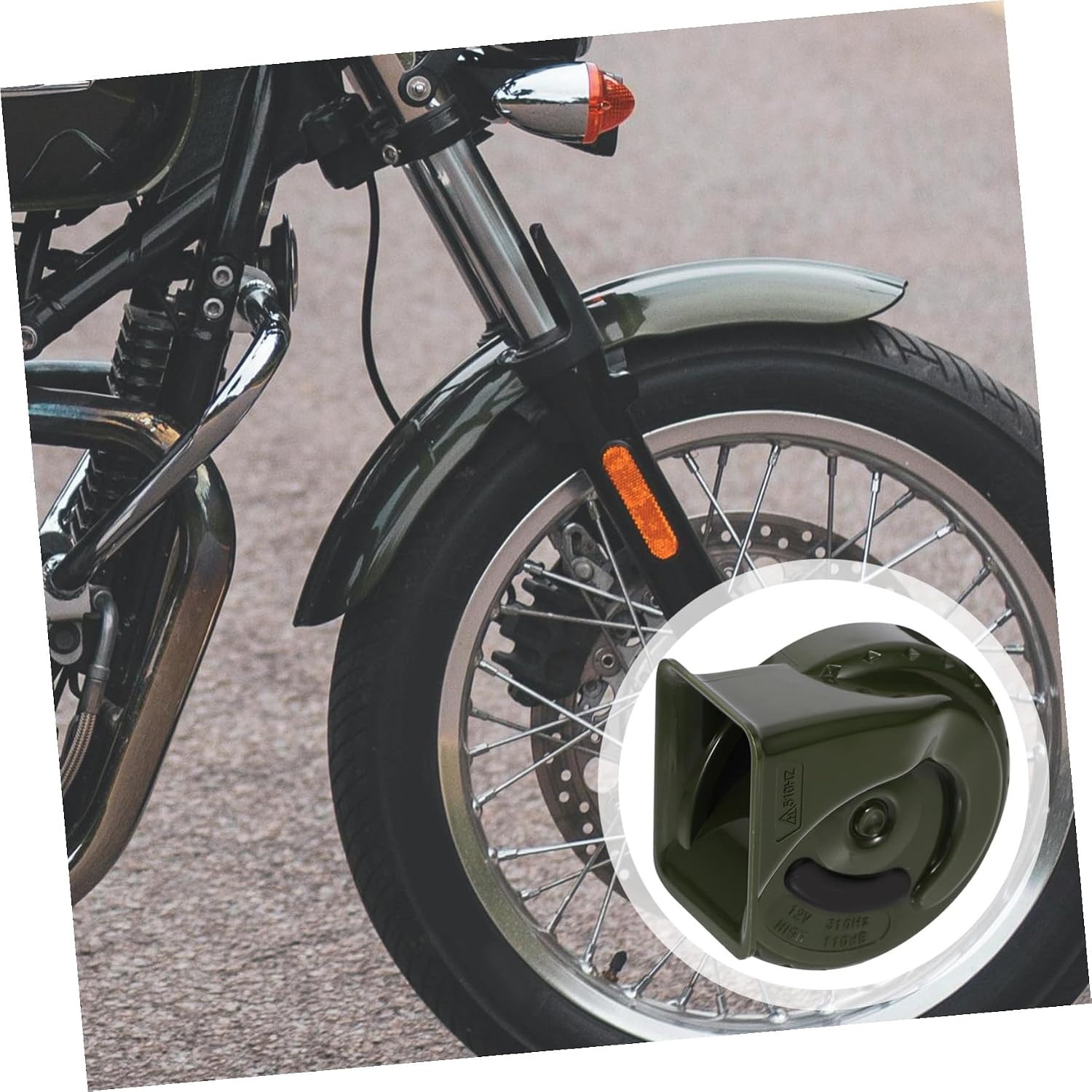 Motorcycle Waterproof 12v Loud Snail Horn for Scooter Electric Bike Sturdy Replacement Part for Motorbike Safety