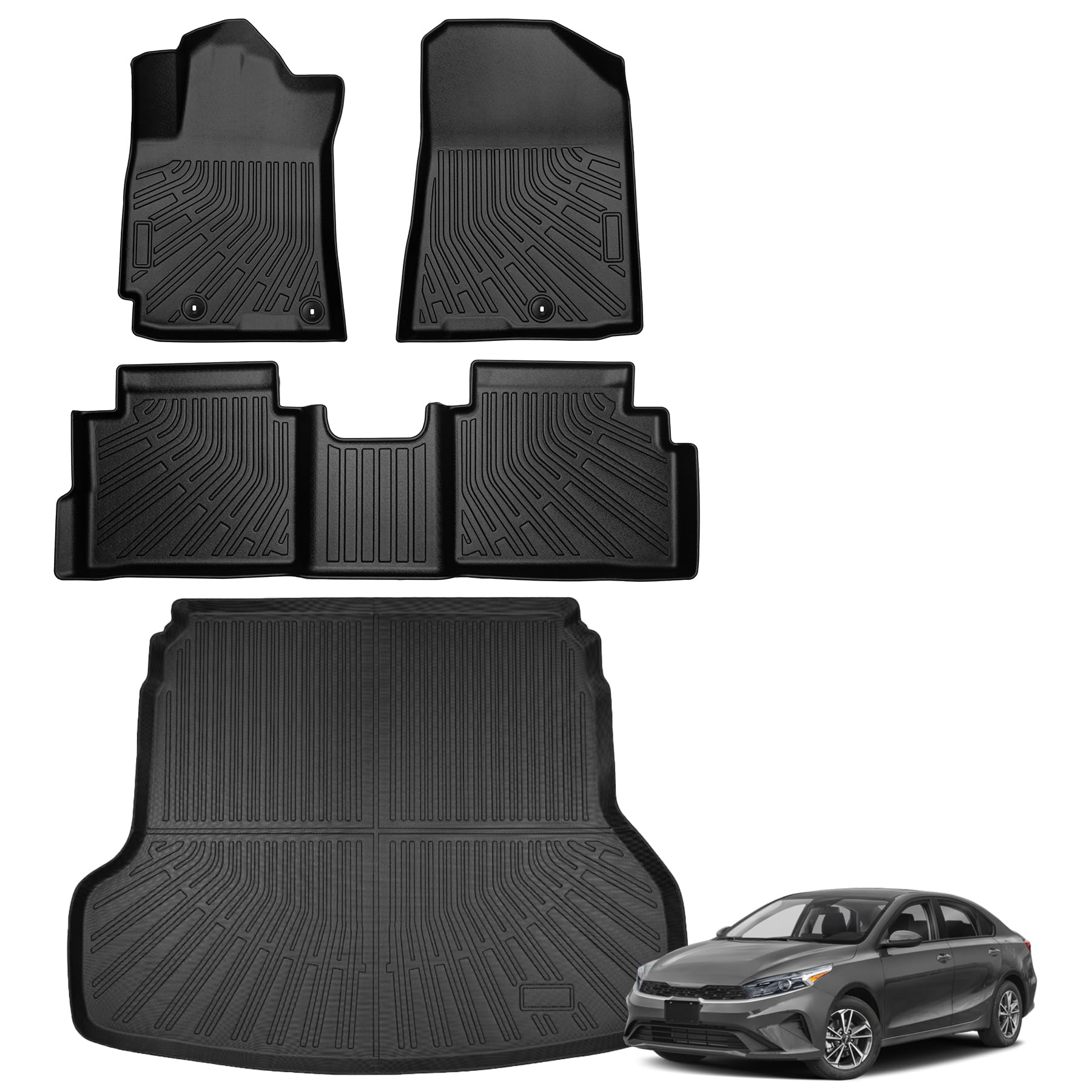 JAOGAUS TPE All-Weather Floor Mats