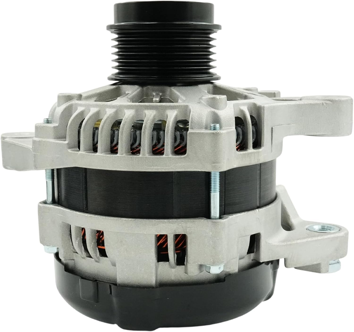 Alternator 12V 125A CW Rotation 6-Groove Clutch Pulley compatible with 2014 2015 2016 2017 2018 2019 Toyota Corolla L4 1.8L Replaces OE 27060-0T240 104211-3300 104211-3303 104211-3301 849150