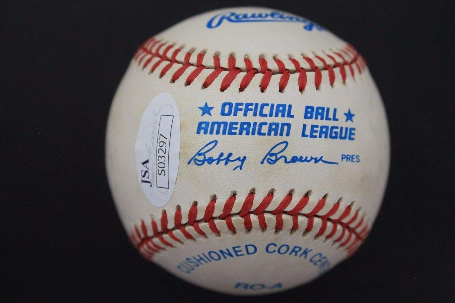 Rollie Fingers Padres A's 7x All Star HOF Autographed OAL Signed Baseball JSA B3