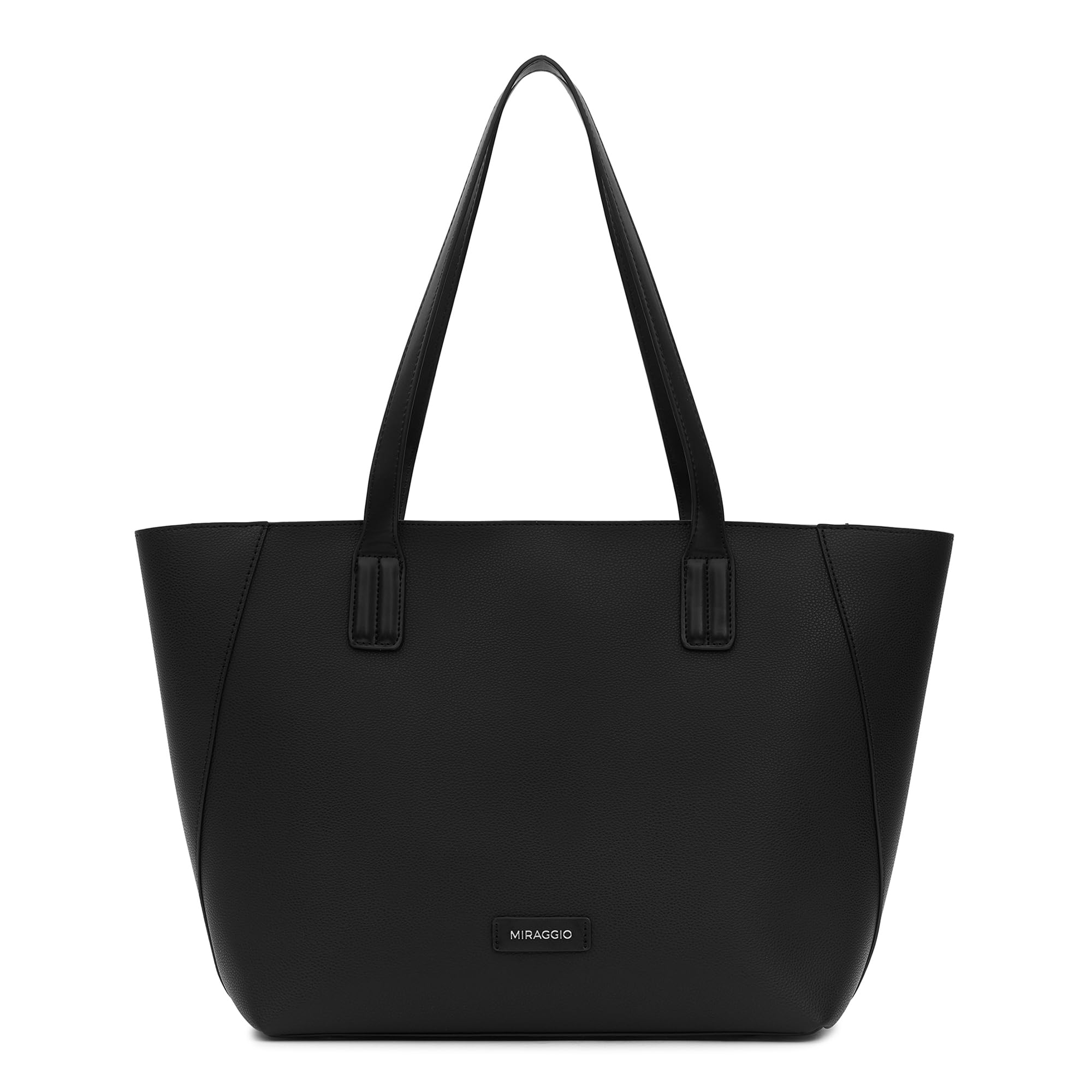 Miraggio Fiji Solid Tote Bag For Women, Western, Black (B0CNPTFXJQ) Amazon Price History, Amazon Price Tracker