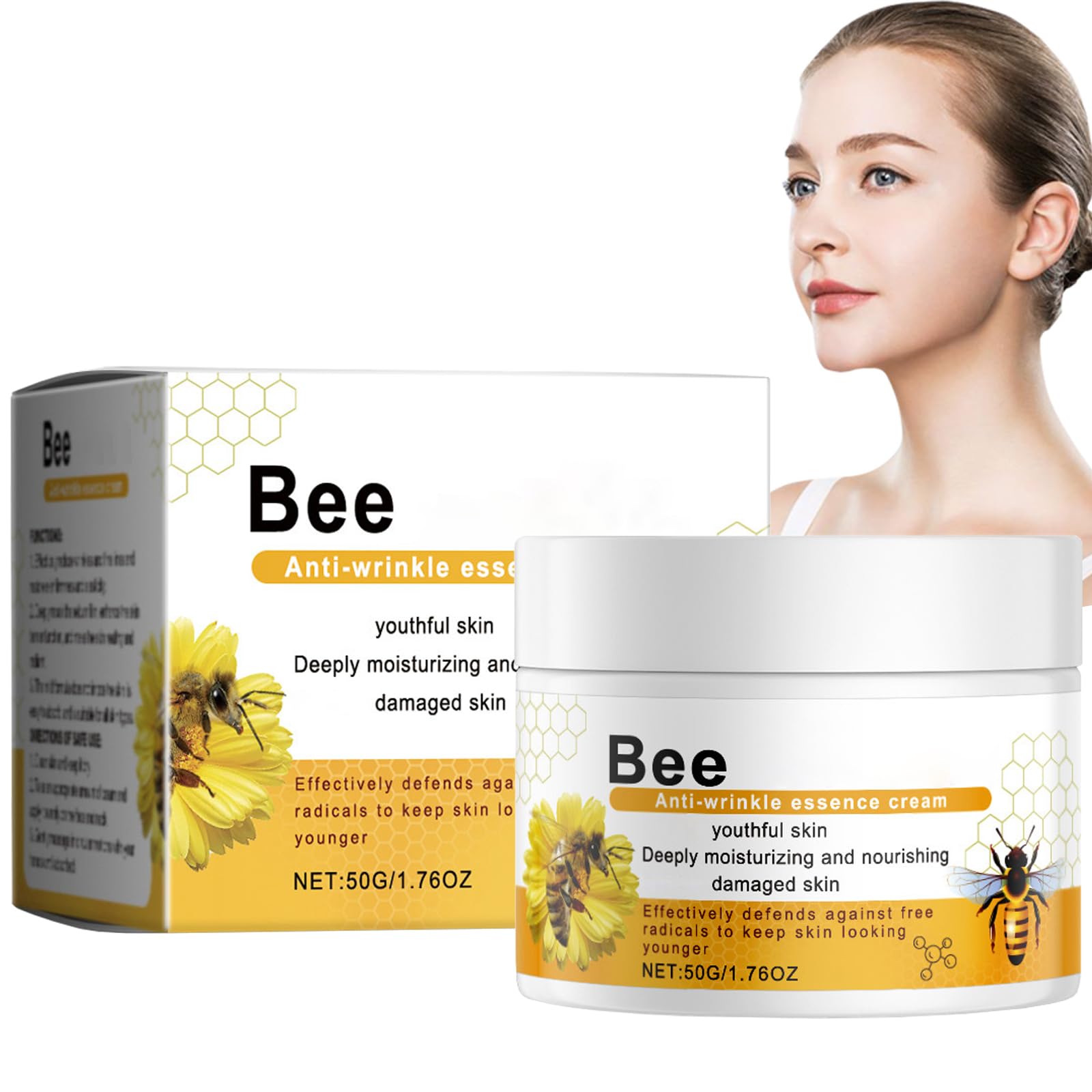 Bee Venom Anti Wrinkle Face Cream for Stretch Mark & Scar Treatment