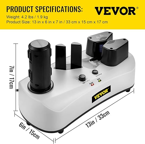 Miniatura 7 de VEVOR Máquina de cojín de aire, velocidad de sellado 7.2-7.8 piesmin Máquina de almohada de aire, Máquina de embalaje de almohada de aire de 110V,