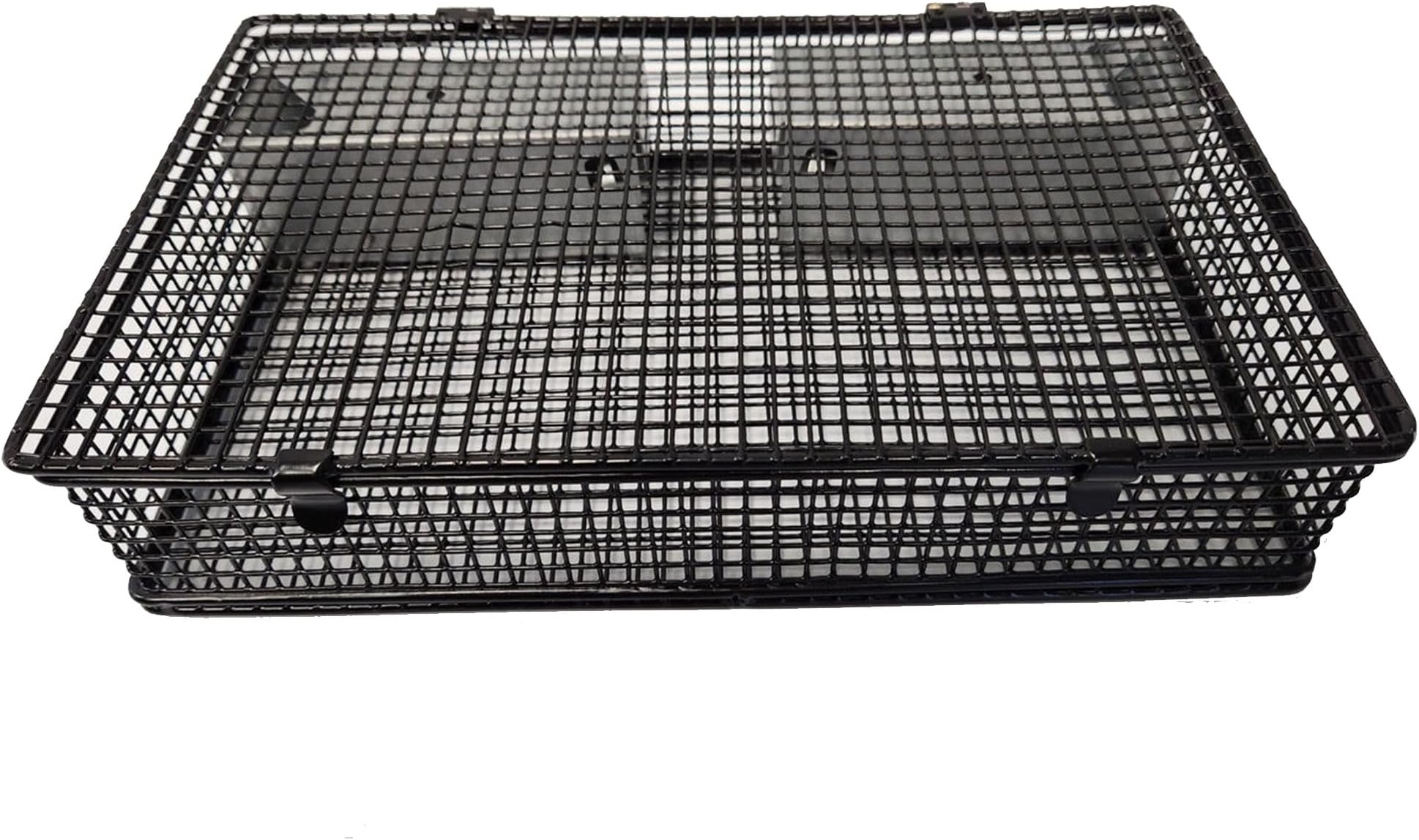 Products Mousinator Multi Catch Metal Wire Mouse Trap Cage with 2 Door Entry and Easy to Open Top Lid for Pest Control, Black