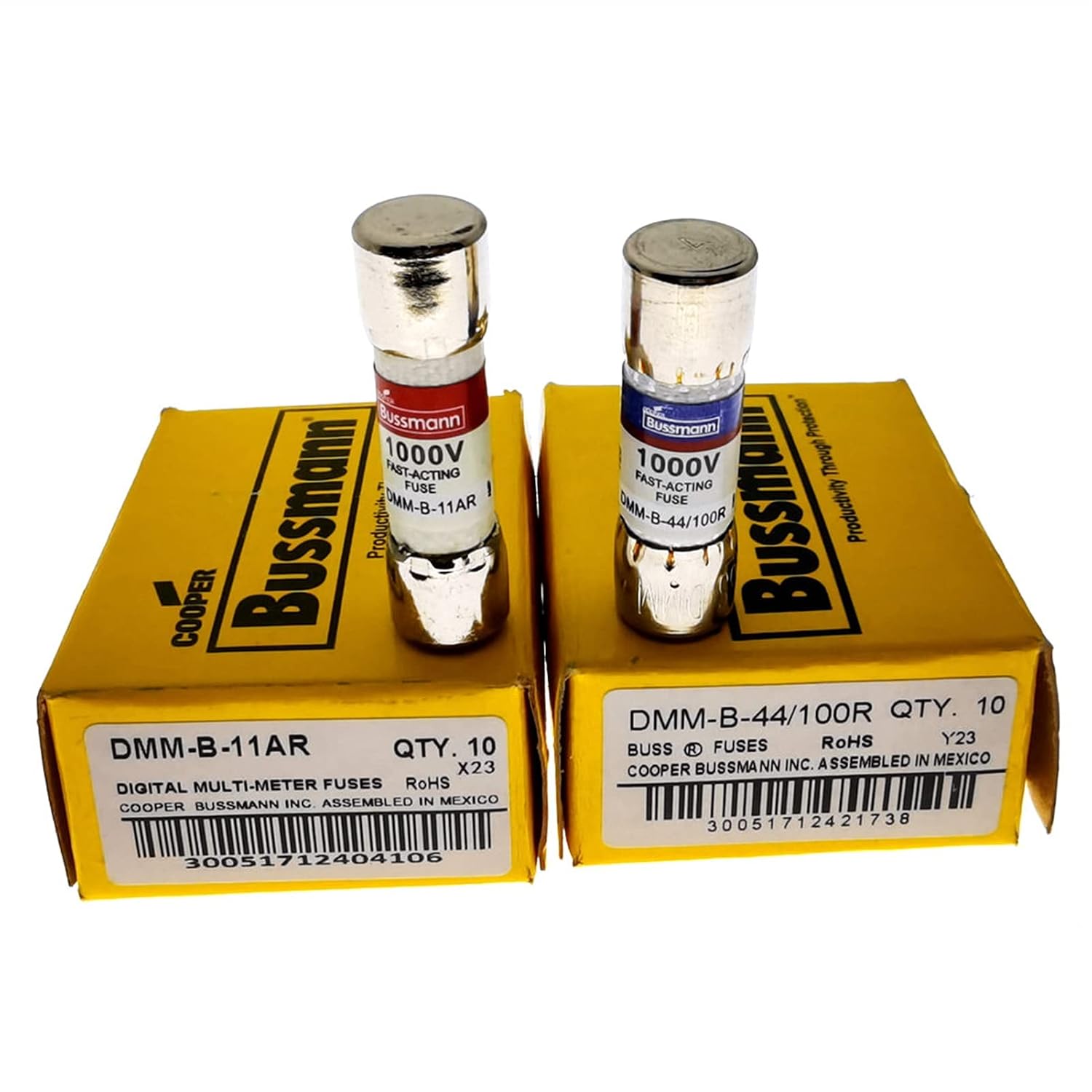 2PCS DMM-B-11AR + DMM-B-44/100-R 0.44A 1000V DMM-B-11A DMM-B-44/100 Fuses Fuse