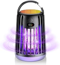 Chayoo 電撃殺虫器 [2026年夏新モデル&ソーラー&USB‑C充電式] 捕虫器 電気蚊取り器 殺虫灯 UV光源吸引式 大容量 超長待機 360°超強力蚊除け コバエ取り 誘蛾灯 静音 省エネ経済 薬剤不用 無毒無害 IPX6防水 殺虫ライト LEDランプ照明 多機能 吊り下げ式＆据え置き式両用 屋外/屋内などに適用 日本語説明書付き(ブラック)