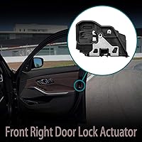 Vista 2 de Motor actuador de cerradura de puerta (lado delantero derecho del pasajero), compatible con BMW