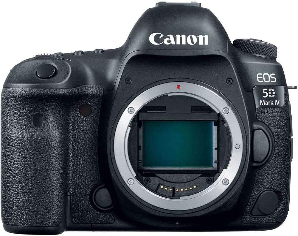 Canon EOS 5D Mark IV 30.4 MP Full Frame CMOS DSLR Camera (Body) Wi-Fi NFC 4K Video (1483C002) (Renewed)