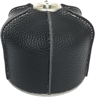 Tapa Del Recipiente - PU De Cueroo De Cueroo Capeta De Botes | Protector De Estufa De Campamento De Cueroo PU | Manga De Cilindro De Gass Para Acampar | Decoración De La Caja Protectora De Almacenamie