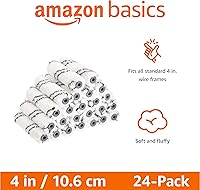 Vista 2 de Yaxa Basics Cubiertas de rodillo de pintura de microfibra, para acabado liso, 4 pulgadas, paquete de 24