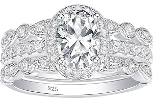 Vintage Engagement Ring Set: Shimmering Elegance for a Timeless Commitment
