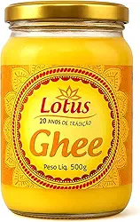 Manteiga Ghee Clarificada, Zero Lactose, Zero Caseína, Zero Sódio, 500g