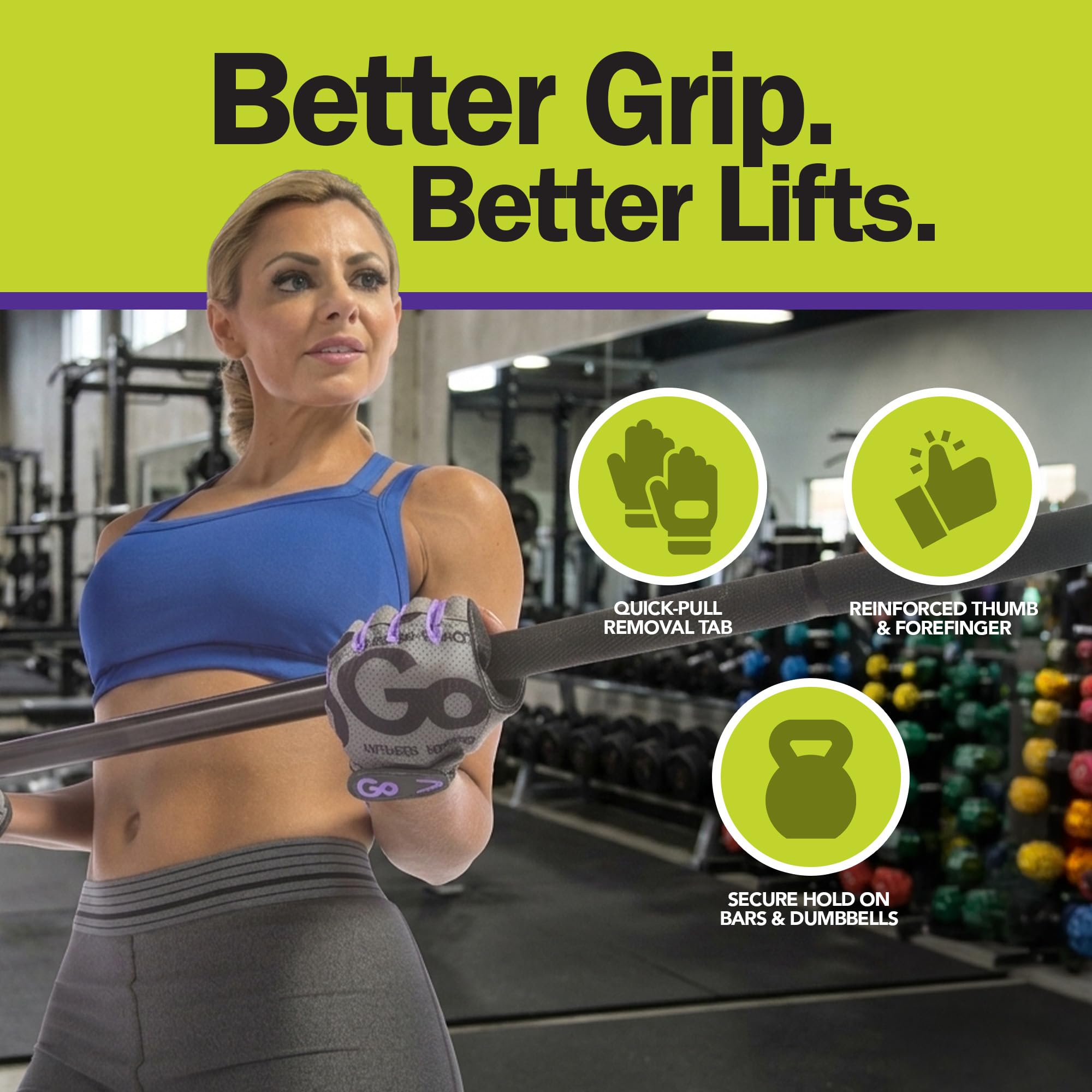 GoFit Women’s Pro Trainer Glove - Guanti da allenamento Donna