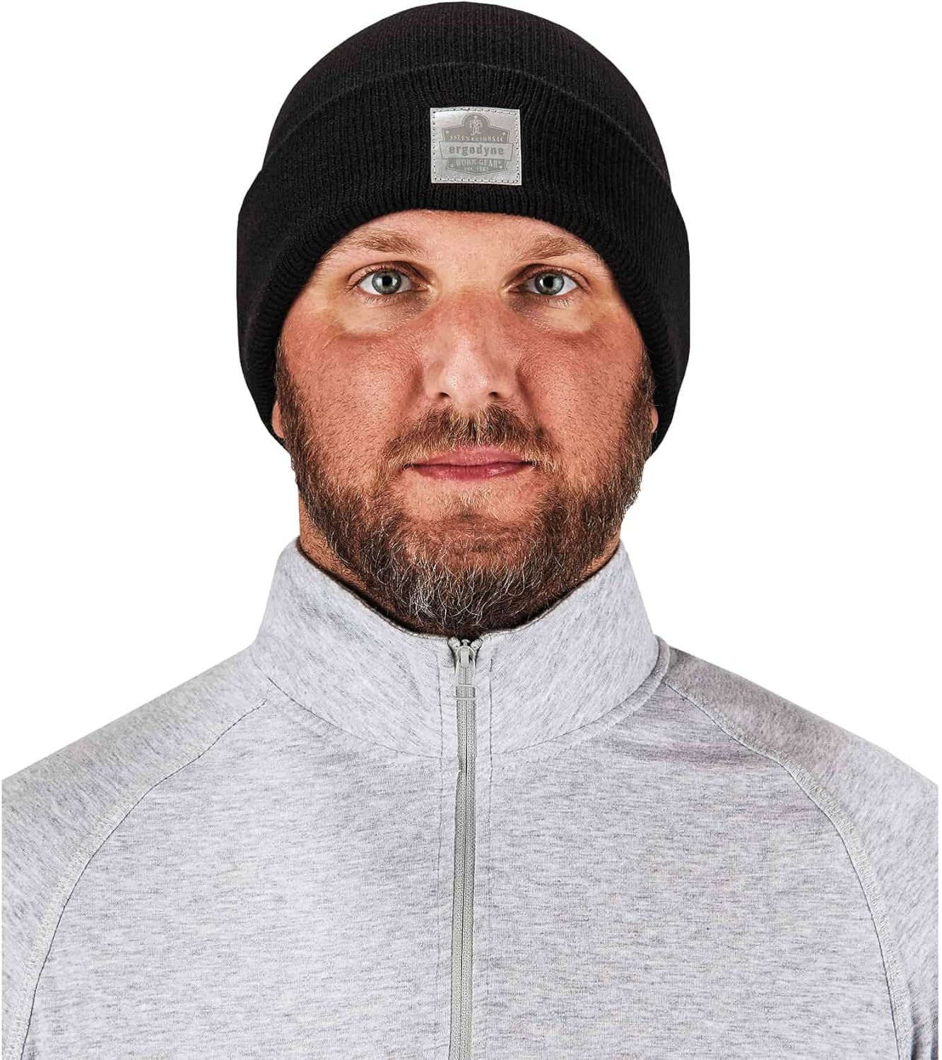 Cuffed Rib Knit Beanie Hat, Ergodyne N-Ferno 6806 : Clothing, Shoes & Jewelry
