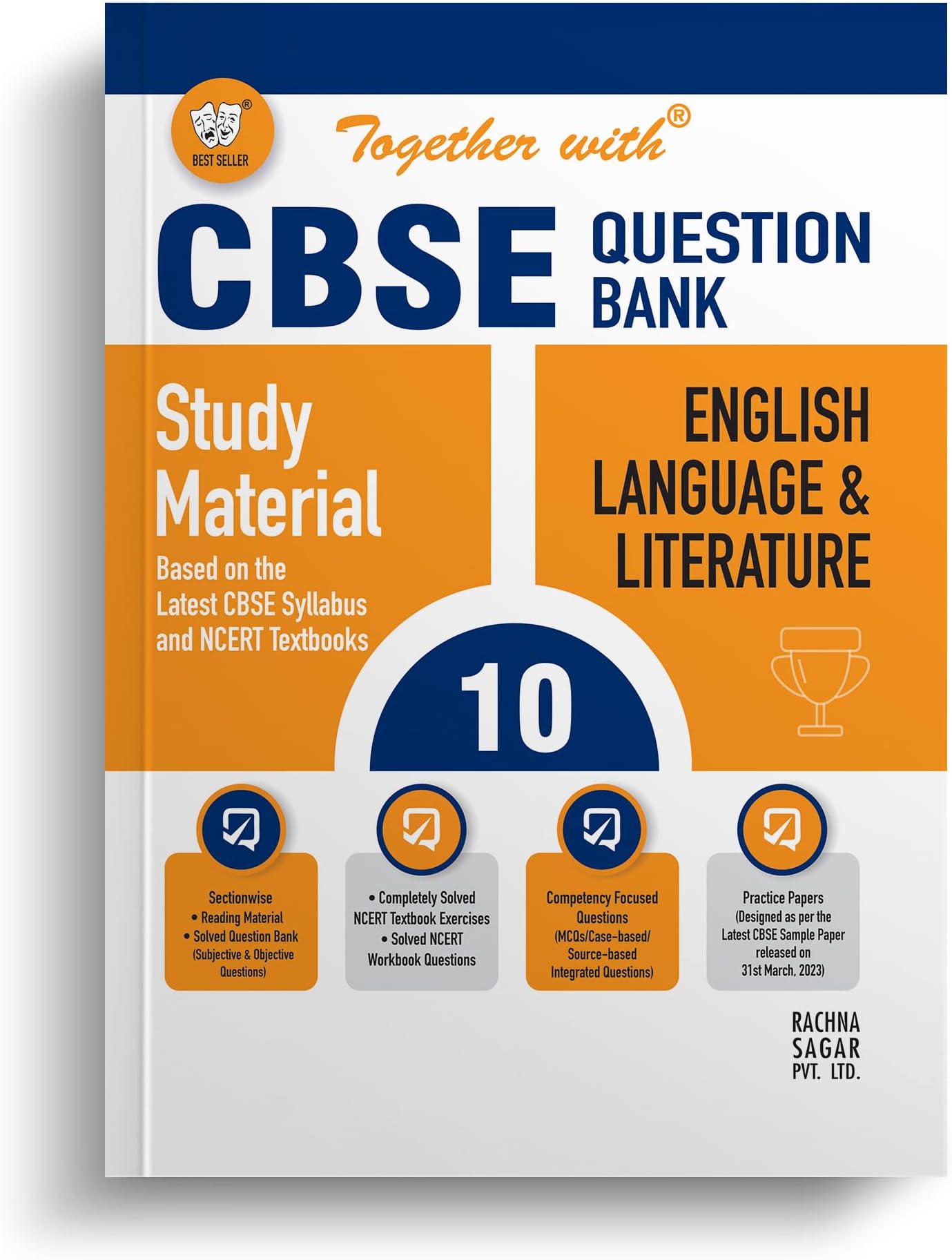 Together With CBSE Class 10 English Language & Literature Solved Question Bank & Practice Papers (Chapterwise & Topicwise) Exam 2023 [Paperback] Rachna Sagar Paperback – 16 March 2023