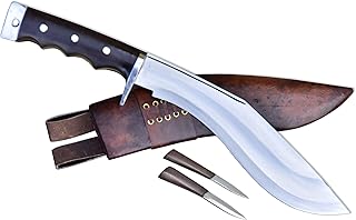 Genuine - 11" AEOF Afghan Blocker Handle Official Issued Genuine Kukri/Khukuri Knife/Knives Red Sheath GK&CO.Kukri In Nepal - GK&CO. Kukri House
