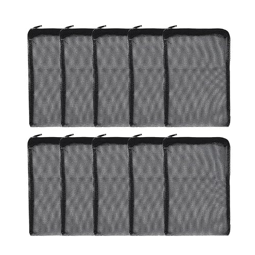 DONGKER 10 bolsas de filtro para acuario, bolsas de filtro de acuario con cremallera