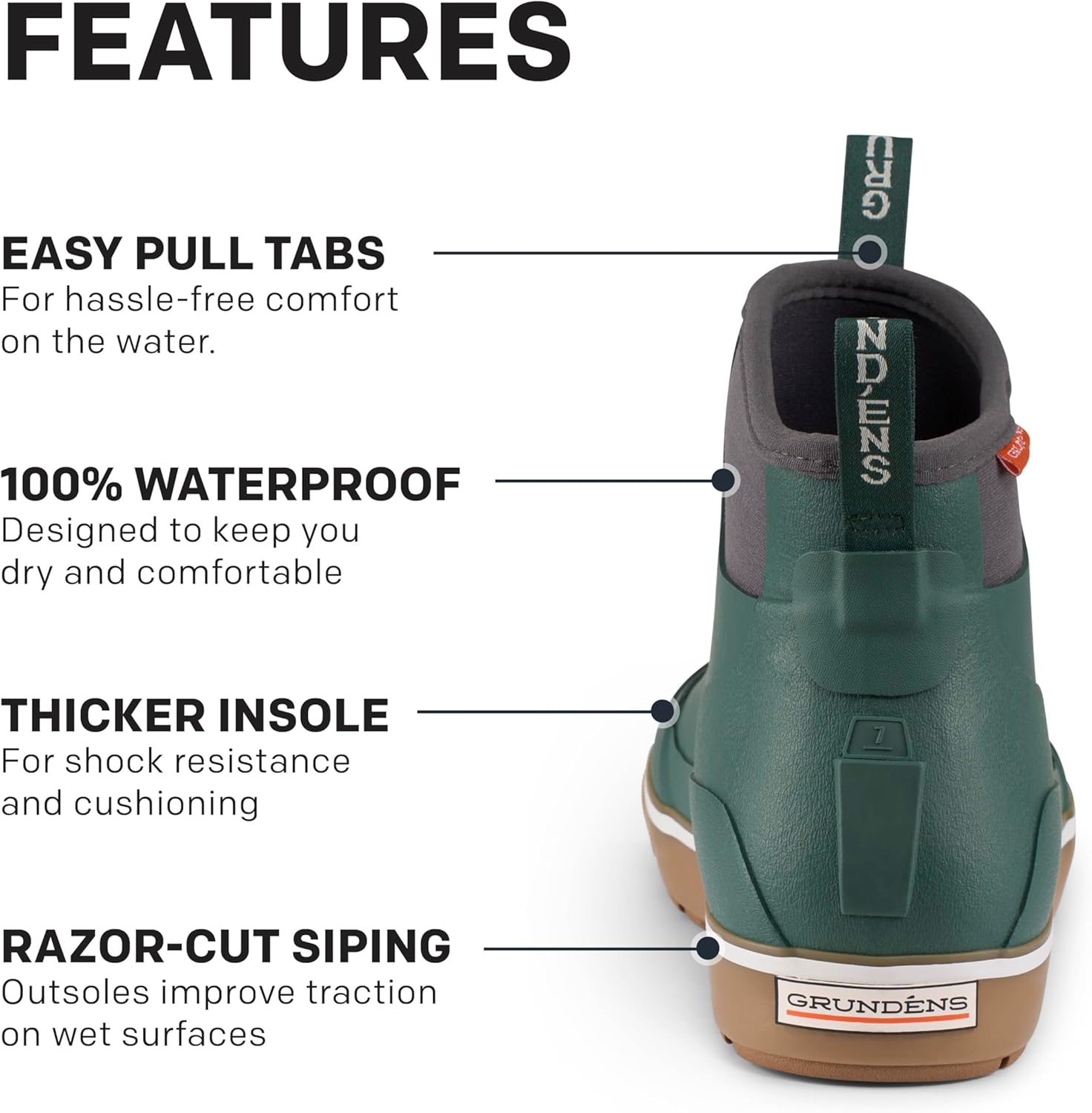 Grundens Women’s DECK-BOSS Ankle Boot