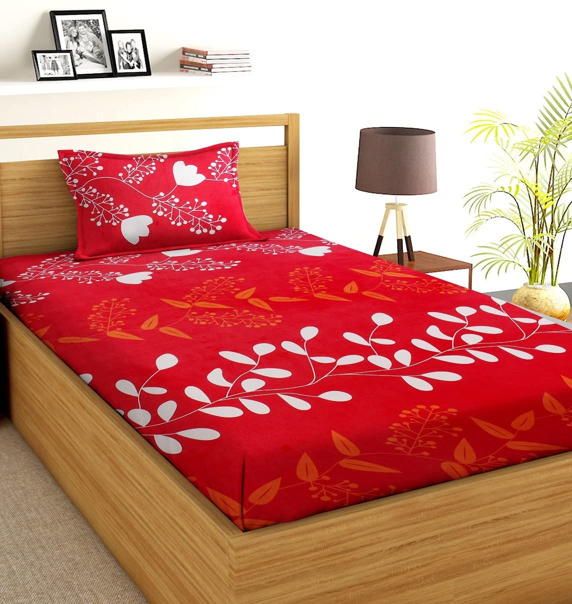 COTTON VILLAS 3D Printed Microfiber 3D Hello Kitty Bedsheet for Single Bed with 1 Pillow Cover Microfiber and Cotton Mix Color Red (88 X 60 inch) (B09XKFJK3J) Amazon Price History, Amazon Price Tracker