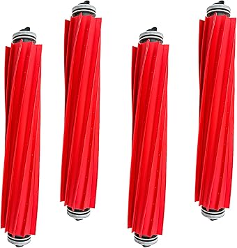 Replacement Roller Brush Set for Roborock S7, S7+, S7 MaxV, S7 MaxV Plus, T7S, T7S Plus, Q7, Q7+, Q7 Max+, and Q Revo S Robot vacuums 4-Pack