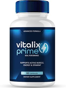 Vitalix Prime Capsules, Official VitalixPrime Supplement Pills - Maximum Strength, All Natural Formula - Stamina, Energy and Lasting Performance, Premium Vitalix Prime Support Reviews 60 Capsules