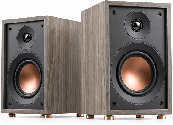 HiVi-Swans Oasis 140 Passive Speakers, 2-Way HiFi Bookshelf Speakers for TV Desktop Stereo or Home Theater Surround Sound - Needs Amplifier or Receiver to Operate