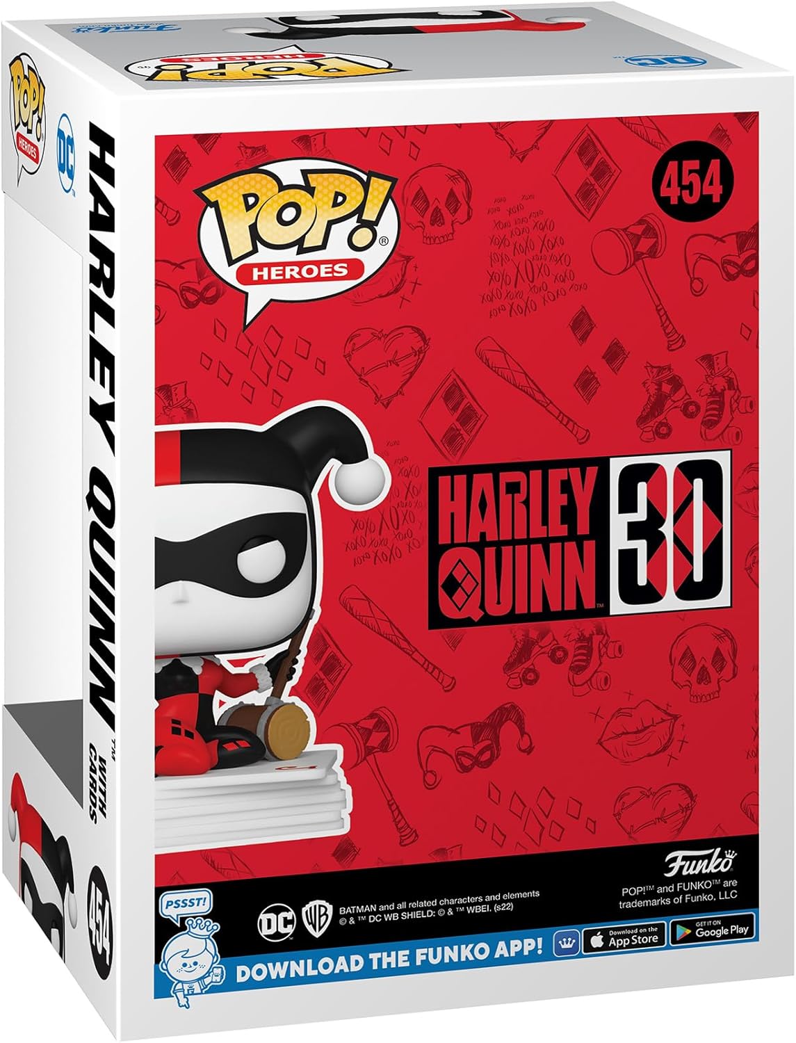 Funko POP! Heroes: Harley Quinn 30th Anniversary Harley Quinn with Cards Vinyl Figure