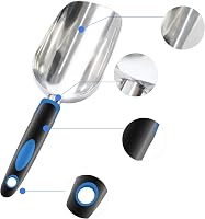 Sinoer Alumínium Kerti Ásó - Összecsukható, Ergonomikus Markolatú Talajlapát Ültetéshez, Átültetéshez, Kertészkedéshez, Extra Nagy Méretű 4