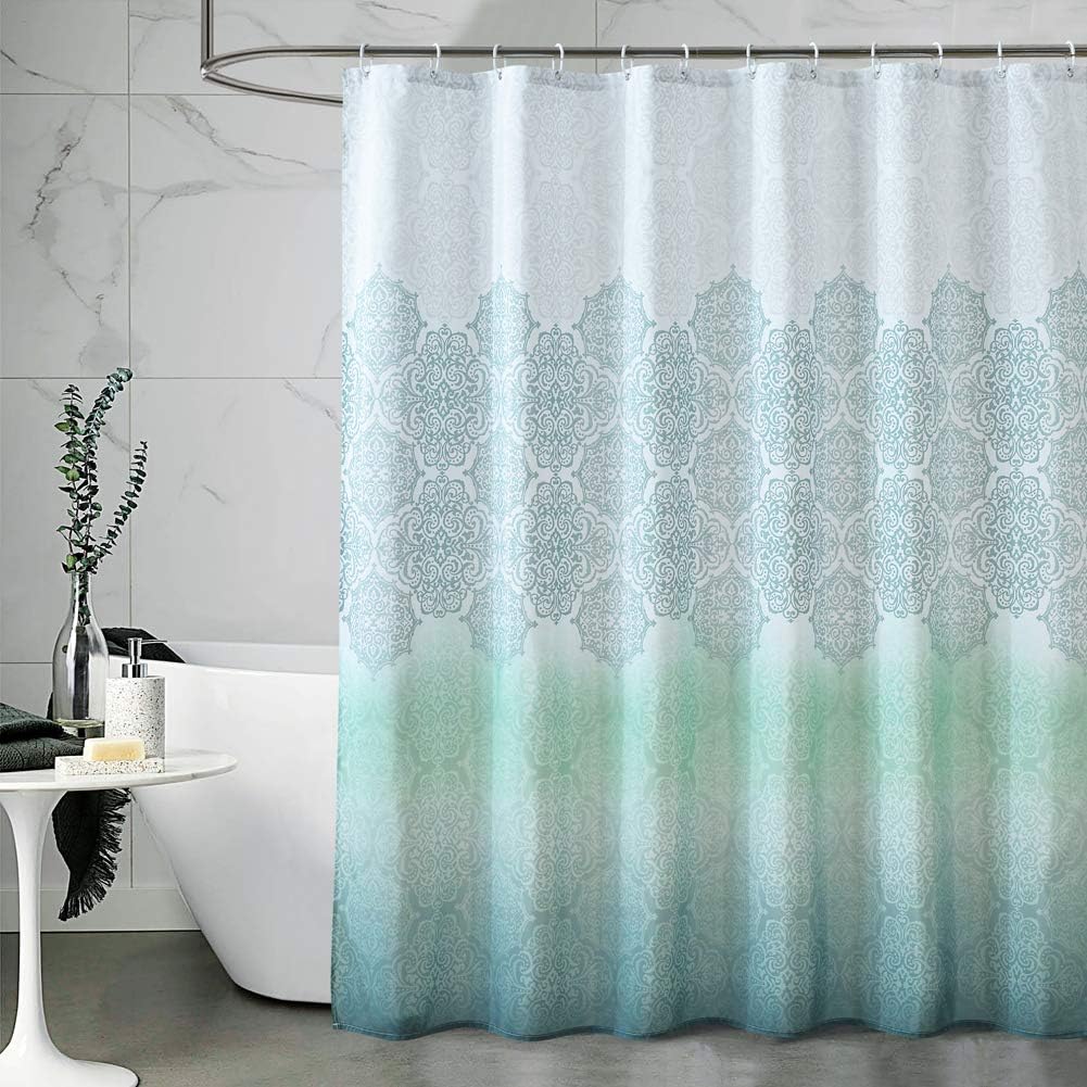 Haizhidian Cloth Fabric Shower Curtain, 72x72 Heavy Duty