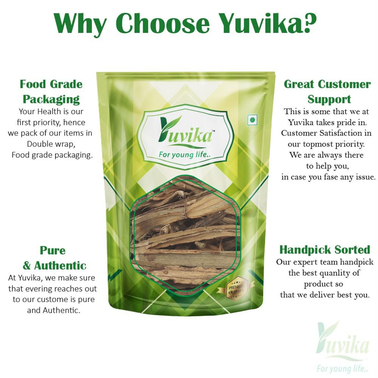 Yuvika Hadjod - Hadjora - Gangdi - Cissus Quadrangularis 400 Grams 1