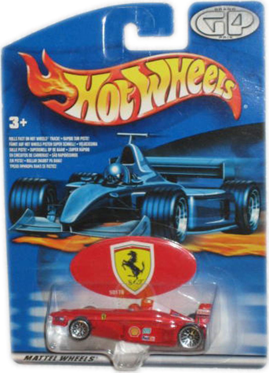 HW Cars GP Red Ferrari F1 1:64 Scale Collectible Die Cast Metal Toy Car Model