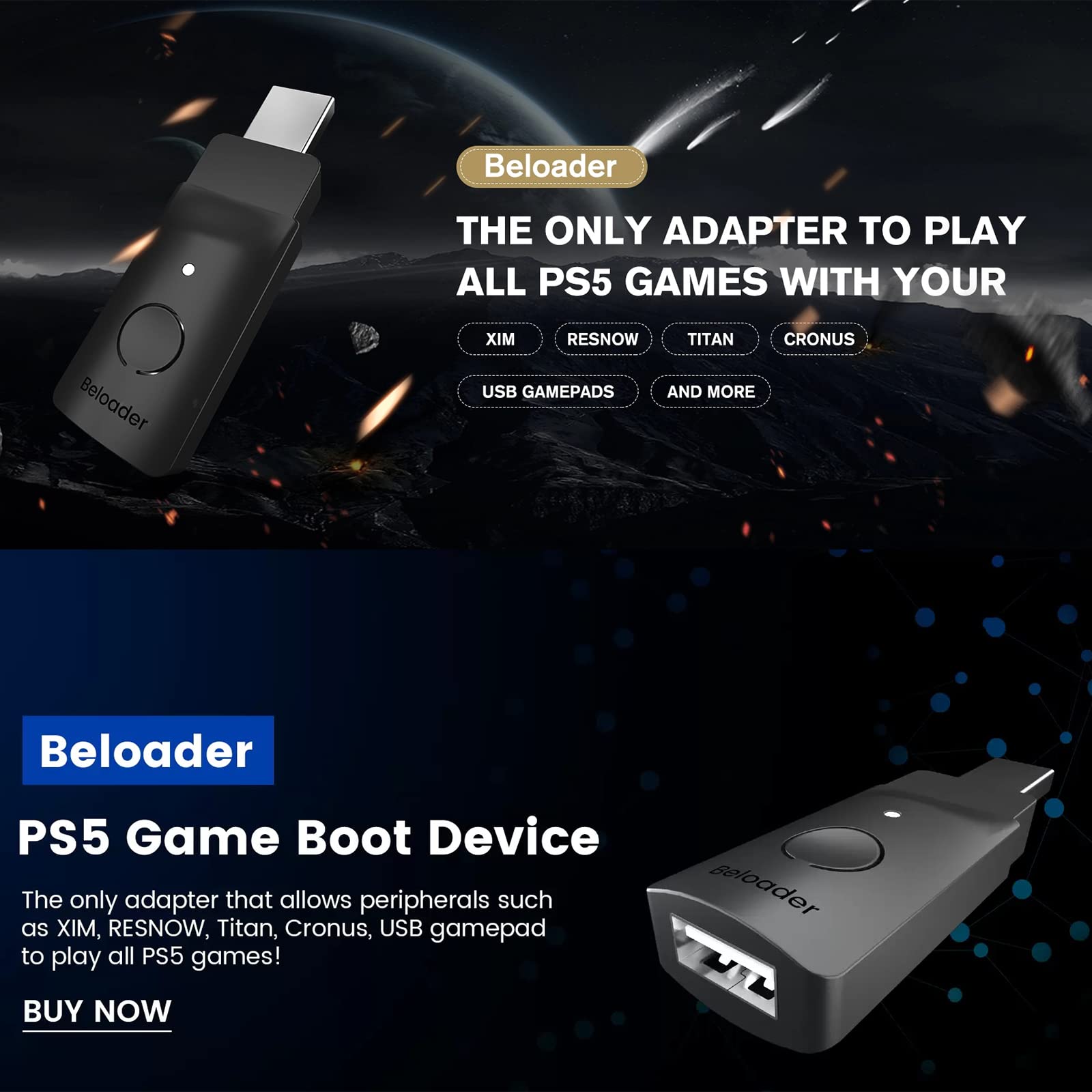 Beloader Playstation 5 Adapter Keyboard Mouse Converter Guide, Xim Apex beloader PS5