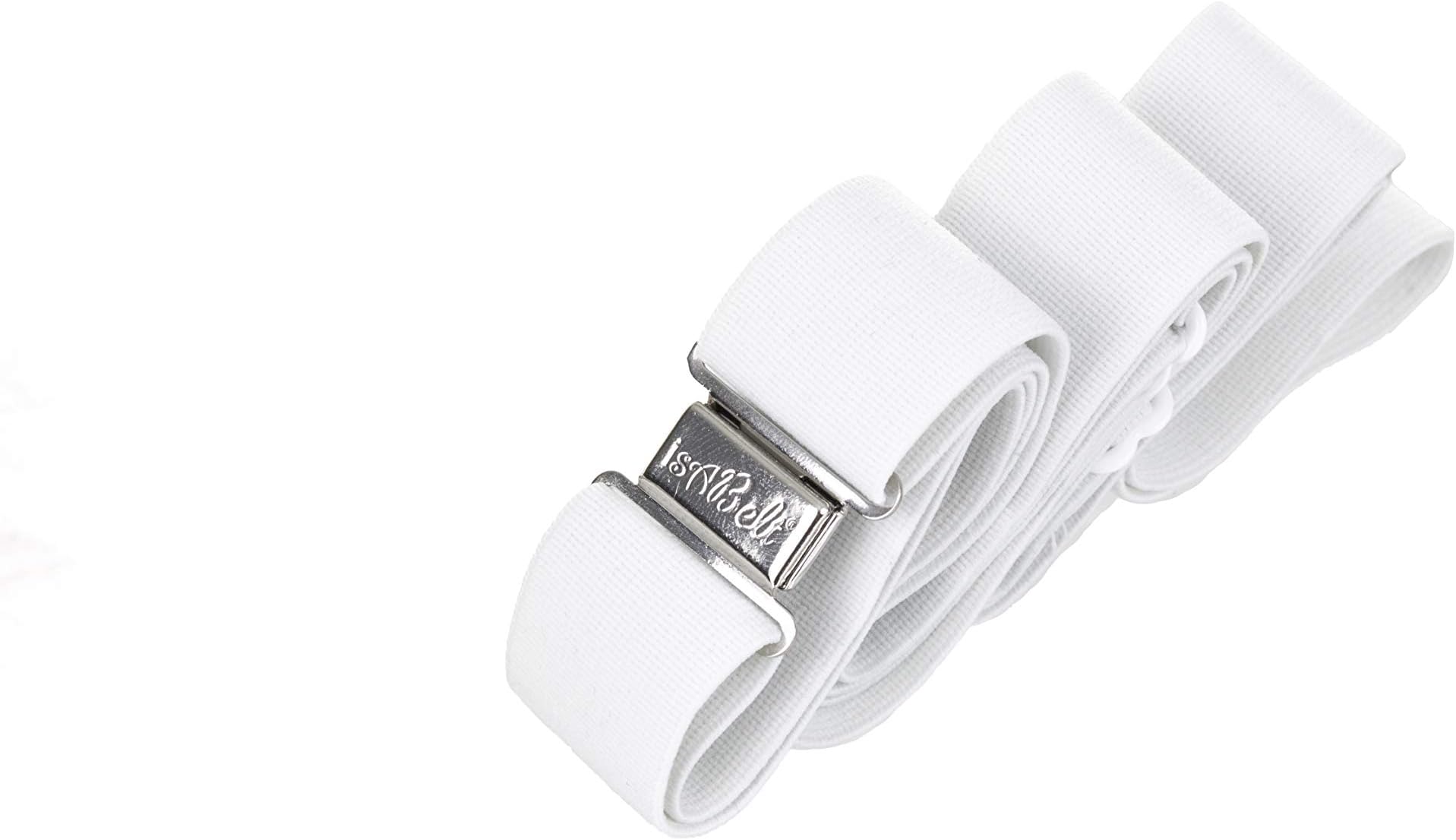 IsabeltFlat Stretch Magnet Belt Women Invisible Elastic Adjustable 0-Plus Size