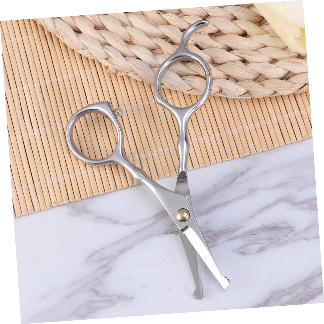 HOMSFOU Pet Grooming Scissors Dog Grooming Tools for Effortless Trimming Thinning Cutting Professional Animal Scissors for Cats Dogs Ergonomic Design