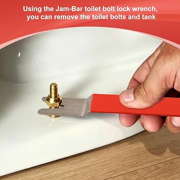 For Jam-Bar Toilet Bolt Lock Wrench for Fluidmaster