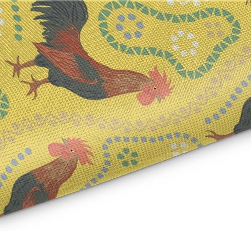 Miniatura 3 de Funny Chicken Pattern Placemats Set of 4 Table Mats Washable Placemat Waterproof Place Mats for Party Home Dining Table Decor 18x12 in