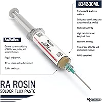 Vista 3 de Flux para soldadura tipo jeringa de 0.33 onzas líquidas MG Chemicals
