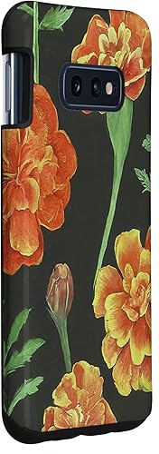 Miniatura 3 de Galaxy S10e Marigolds Orange Yellow Spring Flower Pattern Case