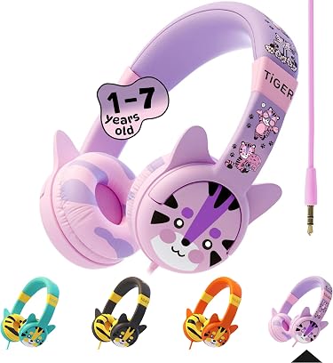 Dinosaur Kids Headphones with Microphone