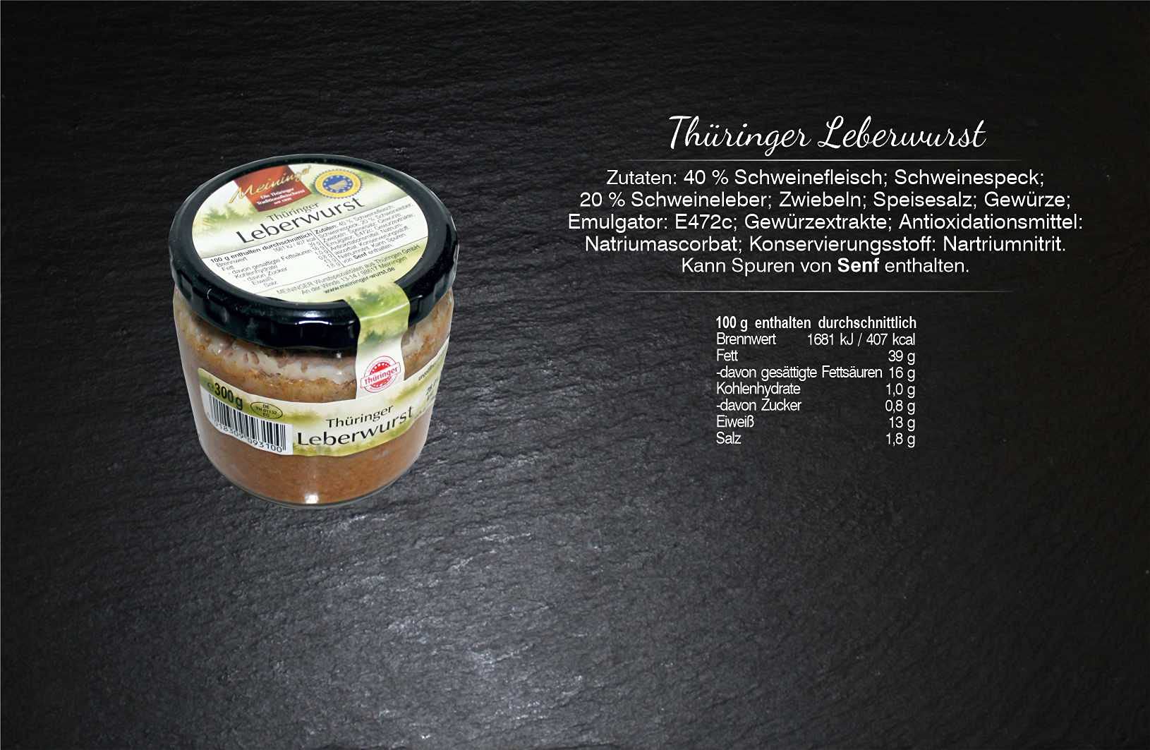 Wurst aus Thüringen I Sortiment Meininger Brotzeit I Wurst aus Traditionsfleischerei I 6 Sorten