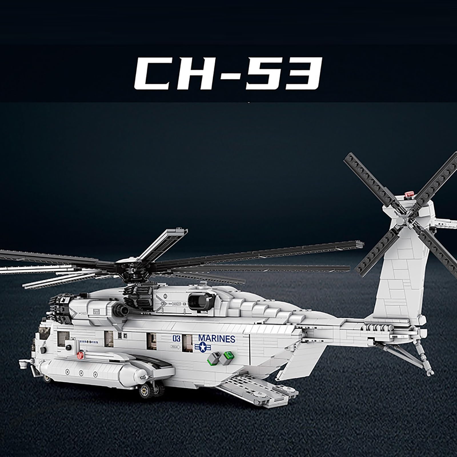 Amazon.co.jp: 組み立ておもちゃCH-53E ヘリコプター組み立てモデル