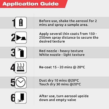 PROXL ProTex Clear Coat Texture Spray - 500 ml | Premium Textured Clear Coating | Quick Fix For Car Bumper & Trim Repair | Easy to Apply | Overcoat Option | Vari Nozzle Included | Semi-Gloss Finish