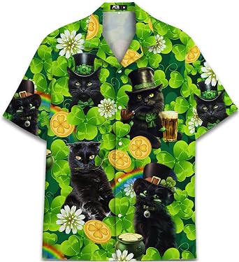 ACEPrints Hawaiian Shirt for Men Casual Button-Down Shirts Mens Hawaiian Shirts Short Sleeve Button Down Shirt Men