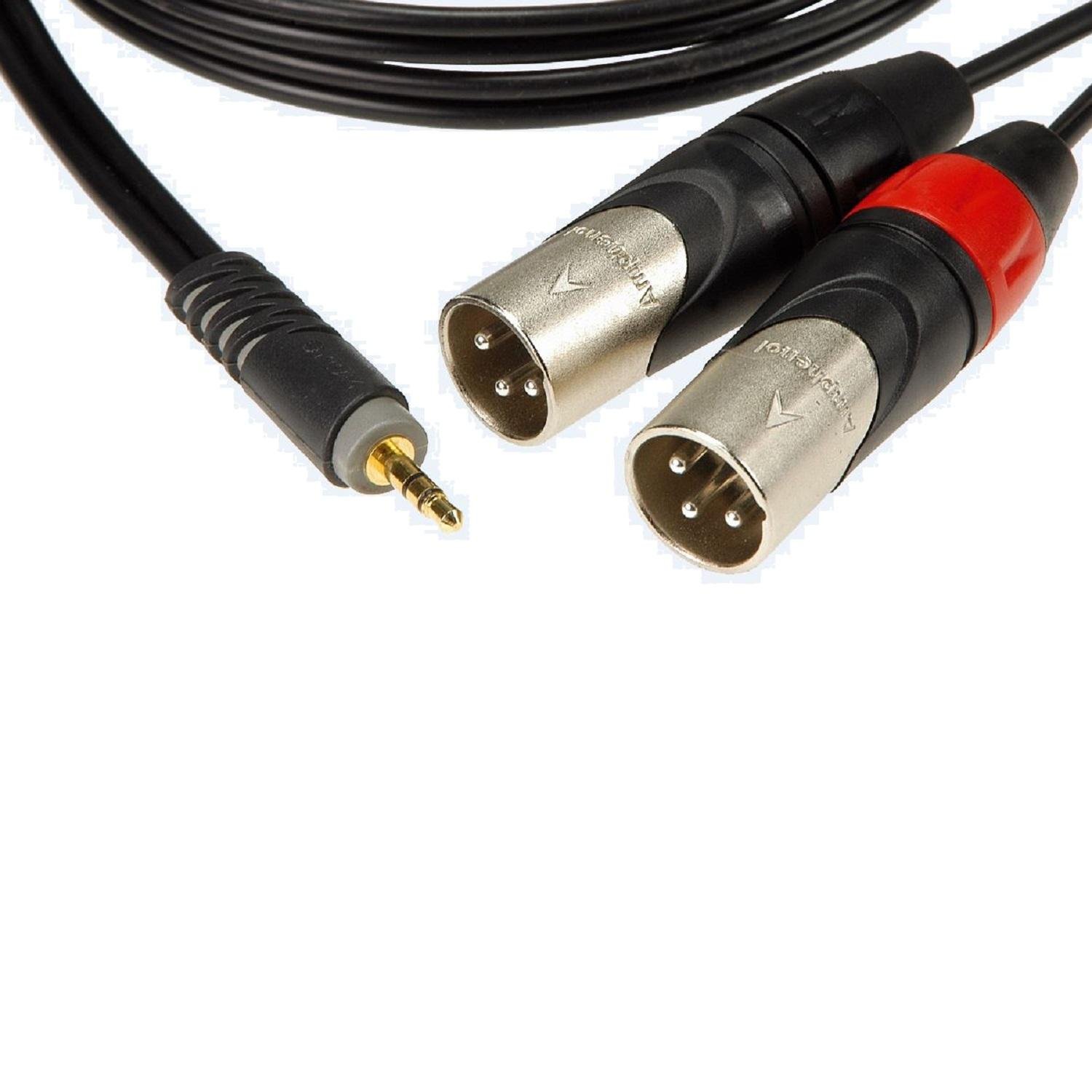 Klotz Cavo Mini Jack 3.5 Mm A 2 RCA - Cavo Audio Per Registrazione Mobile, Connettori Oro - Foto 1
