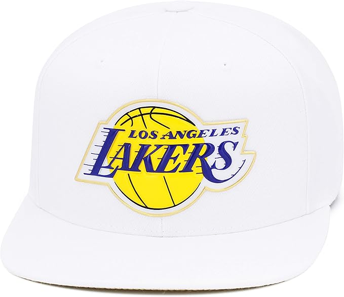 Amazon Mitchell Ness ロサンゼルス レイカーズ スナップバックハット メンズ ホワイト イエロー パープル La レイカーズキャップ メンズ キャップ 通販