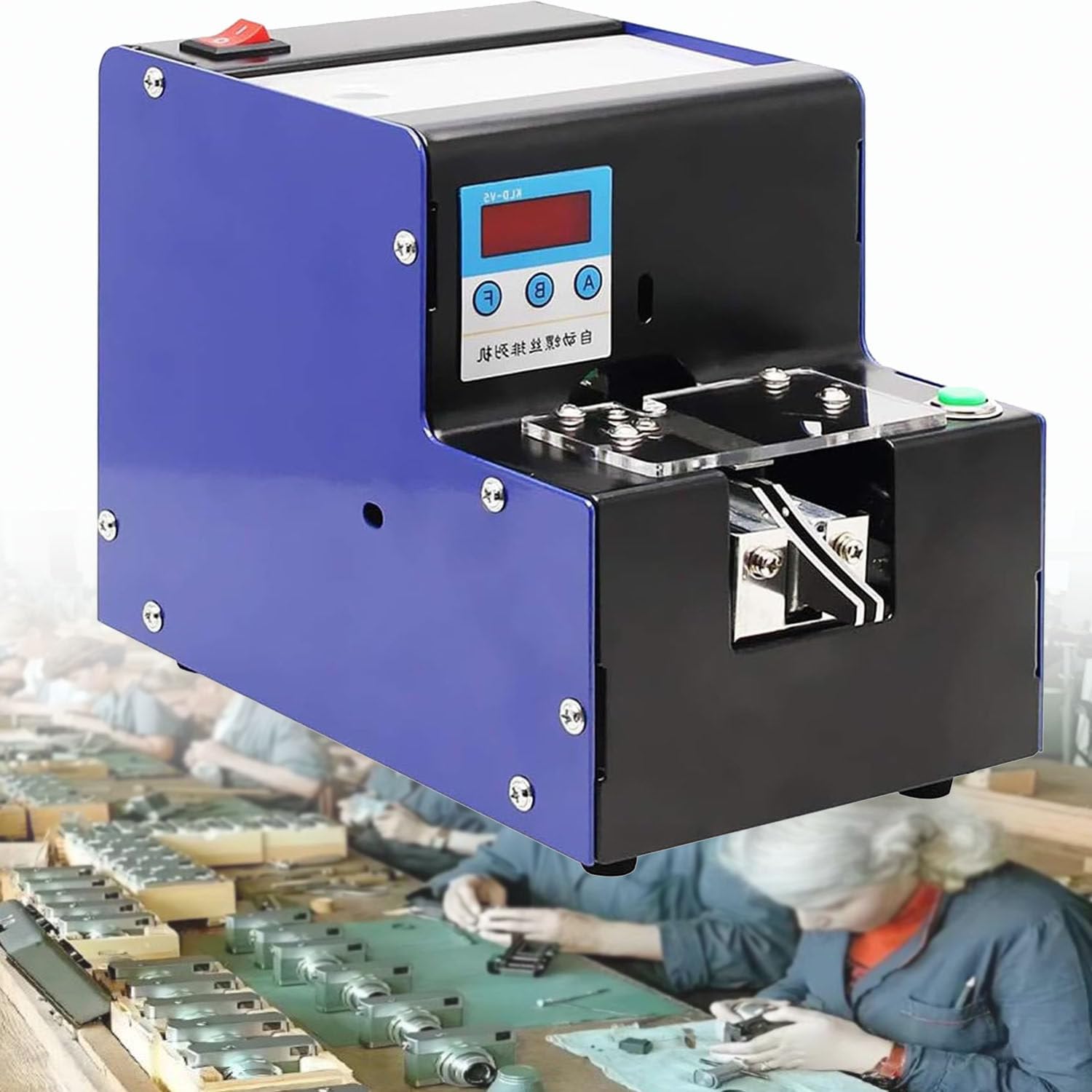 YXYLJOZ Screw Arrangement Machine Automatic,Adjustable Orbital,Automatic Screw Counter Screw Counting Machine,Automatic Screw Feeder Machine