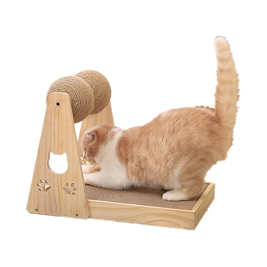 Amazon | 猫用爪とぎ板 ペット用爪とぎ板 爪研ぎ 無垢材爪とぎ
