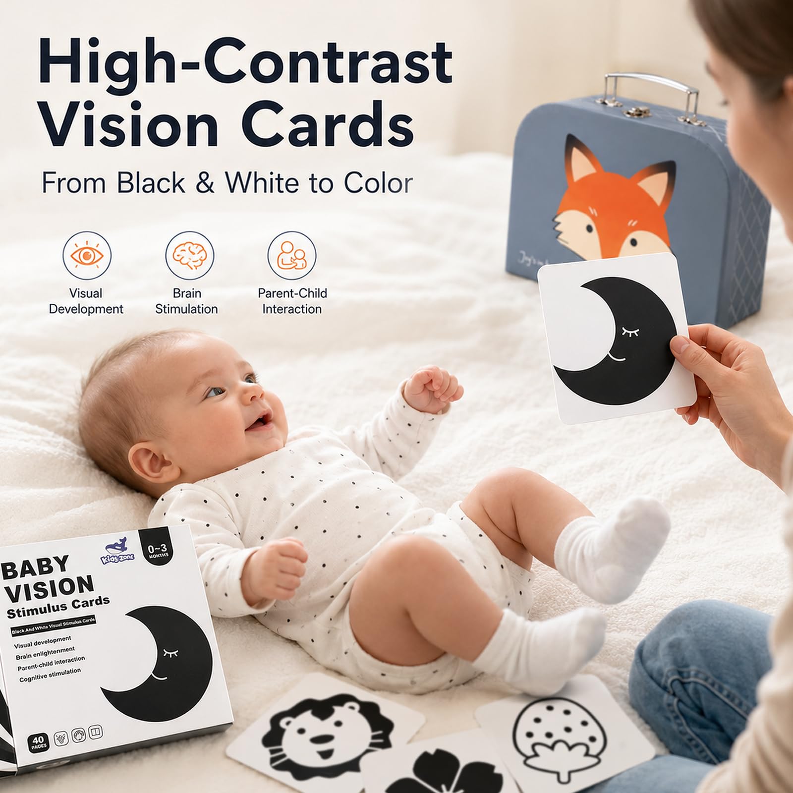 vamei Coffret Cadeau Bébé, Jouet Sensoriel Bebe, Spirale d'Activité Bébé