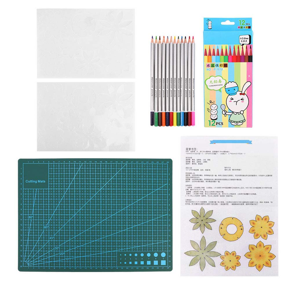 Kit feuilles de plastique thermorétractables A4 pour créer des cadeaux faits main
